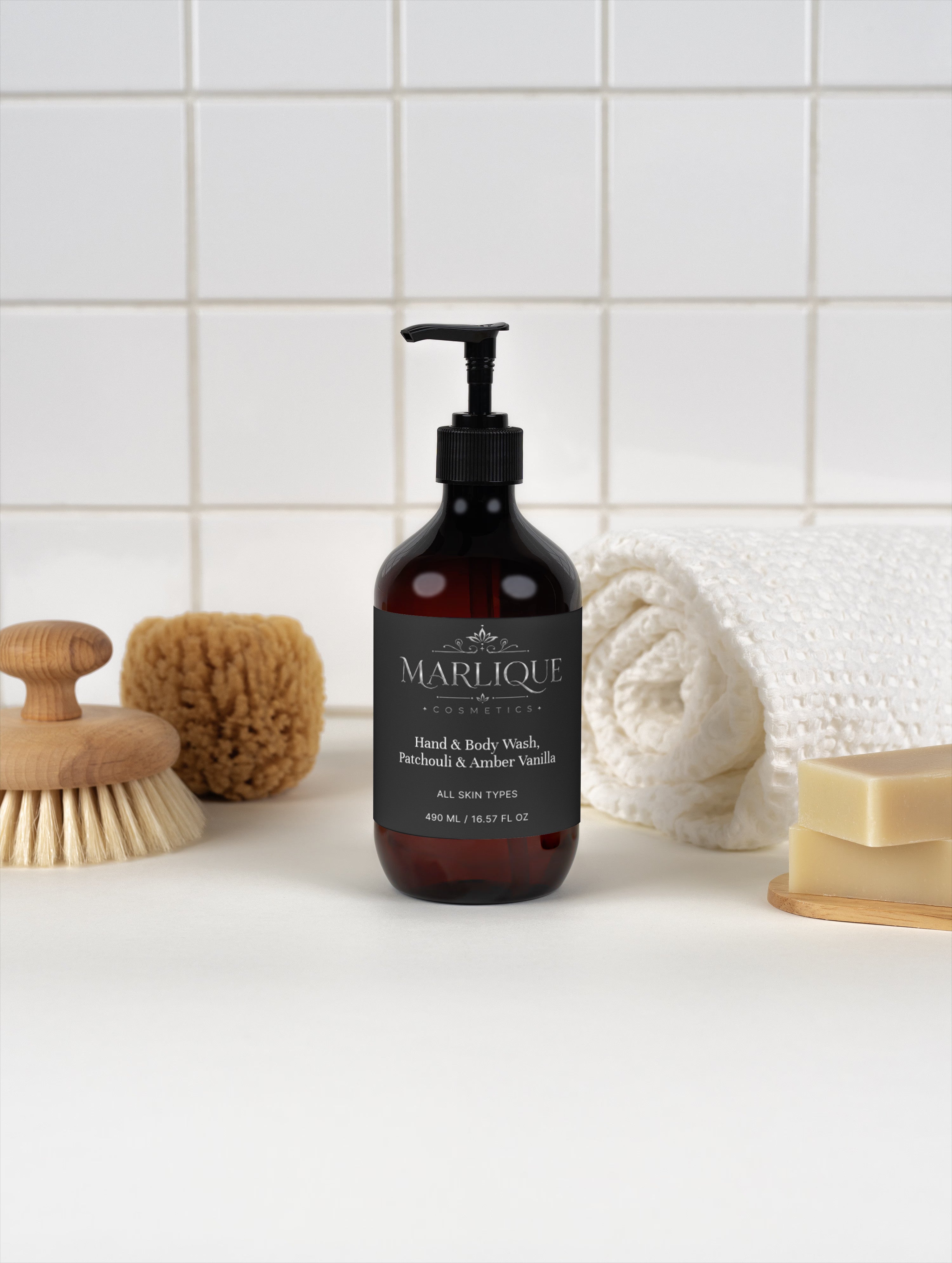 Hand- & Körperwaschgel- Patchouli & Amber Vanilla Selfnamed